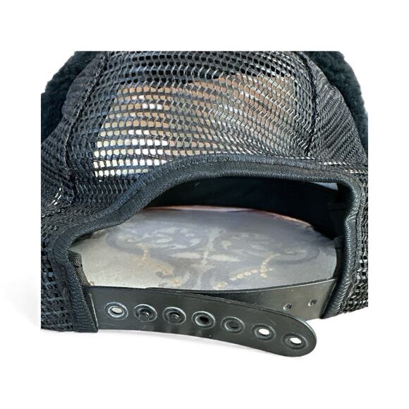 Vintage 1990s Walt Disney World Goofy Snap Back Mesh Hat Plastic Hard Face USA - Picture 5 of 6